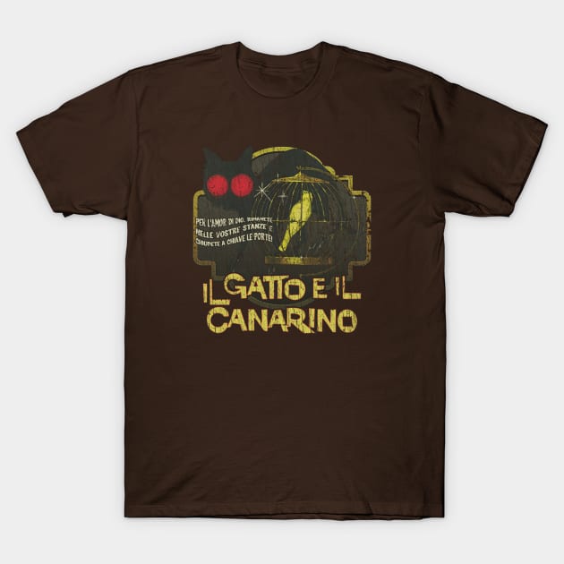 Il Gatto E Il Canarino 1978 T-Shirt by JCD666